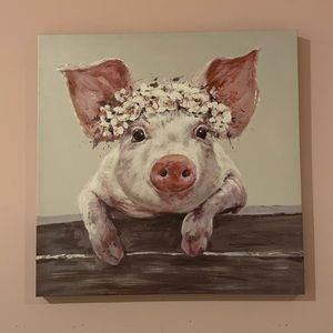 Pink Piggy Painting!